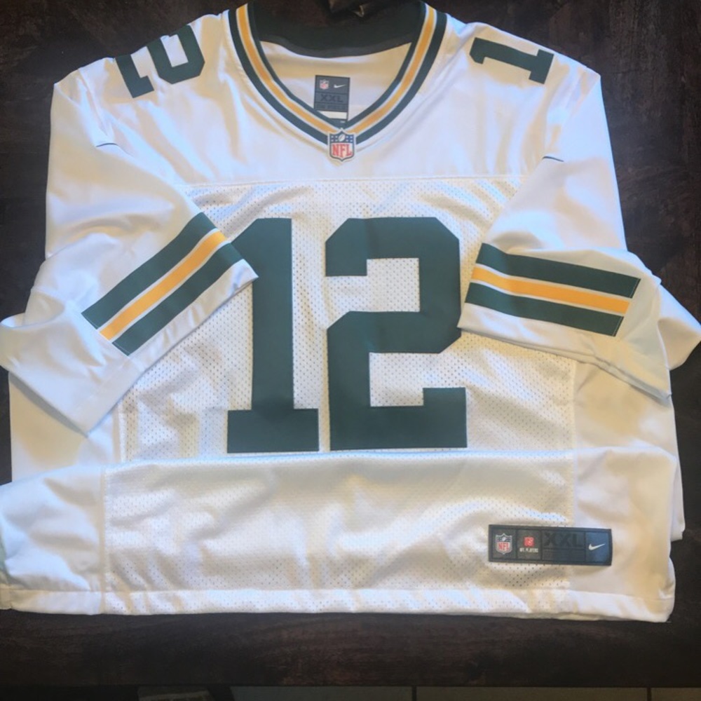 Green Bay Packers #12 Aaron Rogers Away Jersey